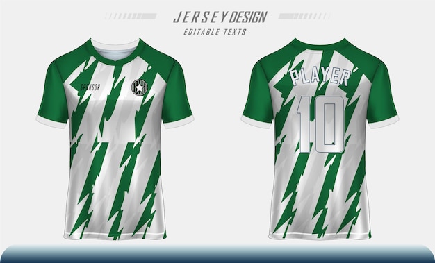 Vetor modelo de camisola de futebol de vector design de camisola esportiva