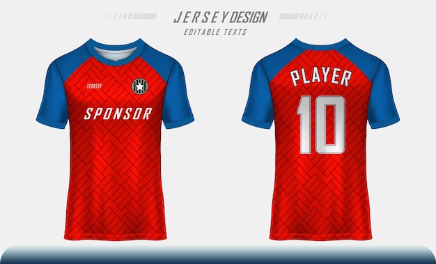 Modelo de camisola de futebol vetorial de sublimação de design de camiseta esportiva