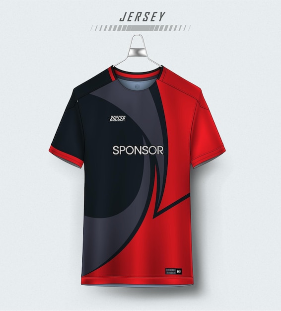modelo de camisola de futebol vetorial design de camisola esportiva