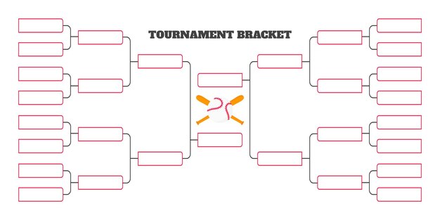 Modelo de campeonato de chave de torneio de 8 equipes