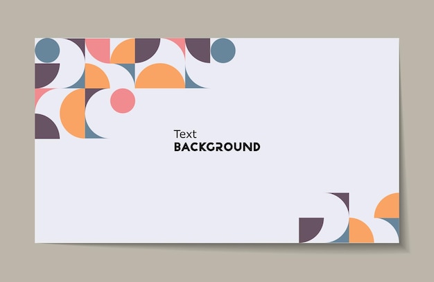 Modelo de capa com fundo geométrico Fundo para o banner Vector