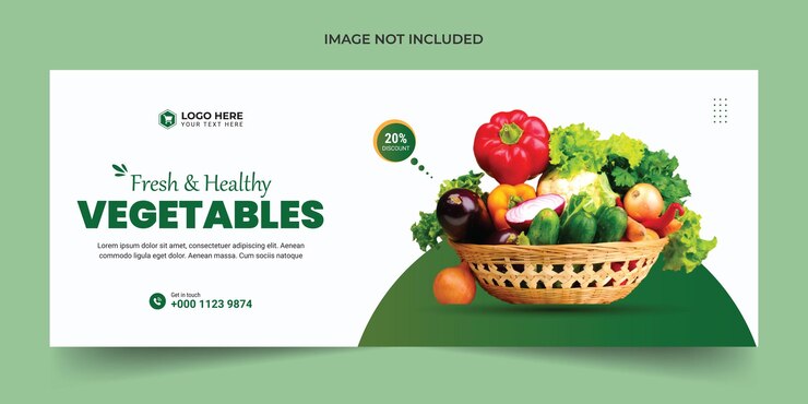 Modelo de capa de facebook vegetal