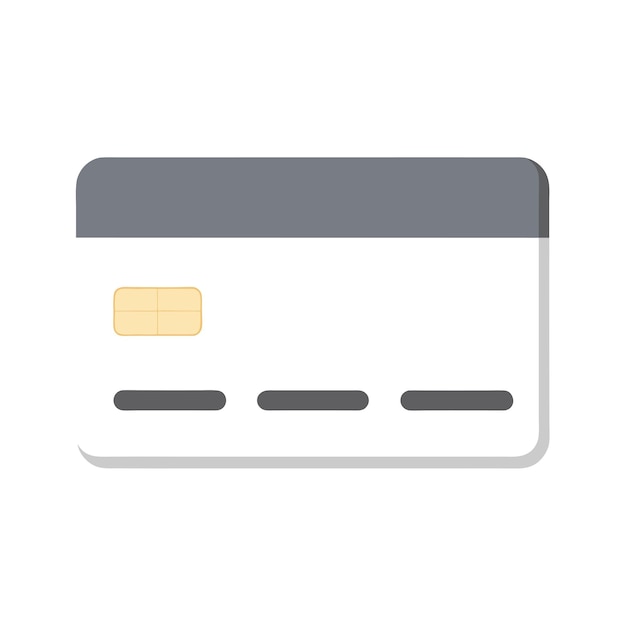 Modelo de cartão bancário em branco minimalista