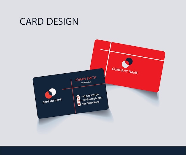 modelo de cartão de visita anúncio cartão de visita design de cartão de nome corporativo