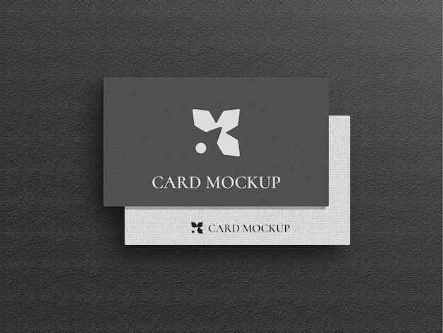 Modelo de cartas realistas e elegantes