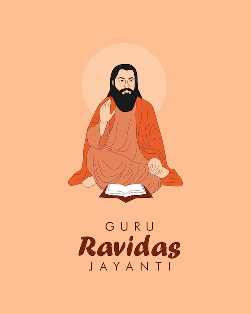 Modelo de cartaz guru ravidas jayanti