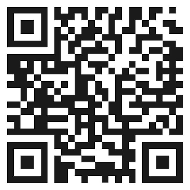 Modelo de código qr dados pessoais ou informações de link da web