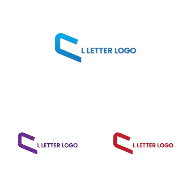 Modelo de desenho de logotipo de letra