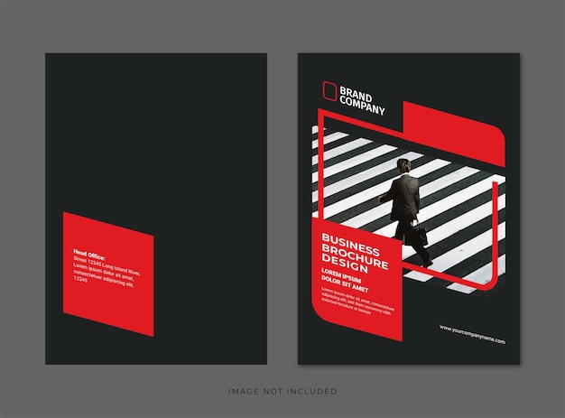 Vetor modelo de design corporativo de negócios de relatório anual de capa de livro