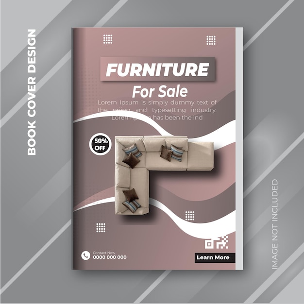 Modelo de design da capa do livro de produtos