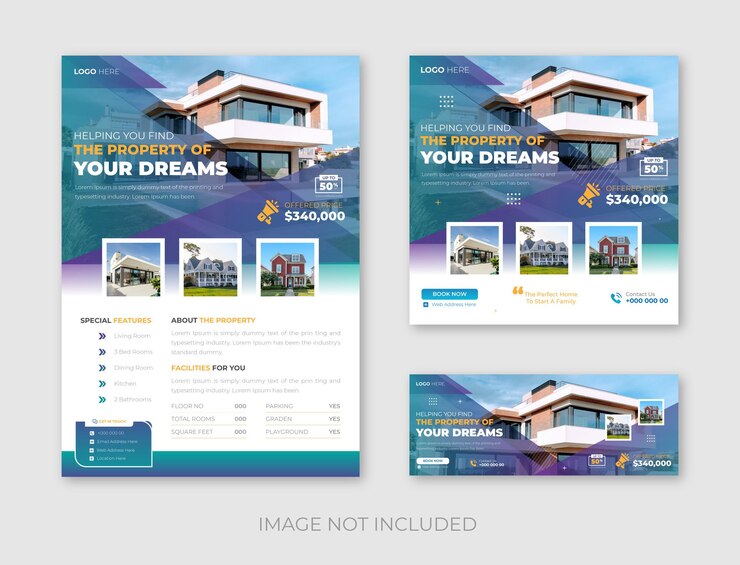 Modelo de design de anúncios do Google para banners da Web