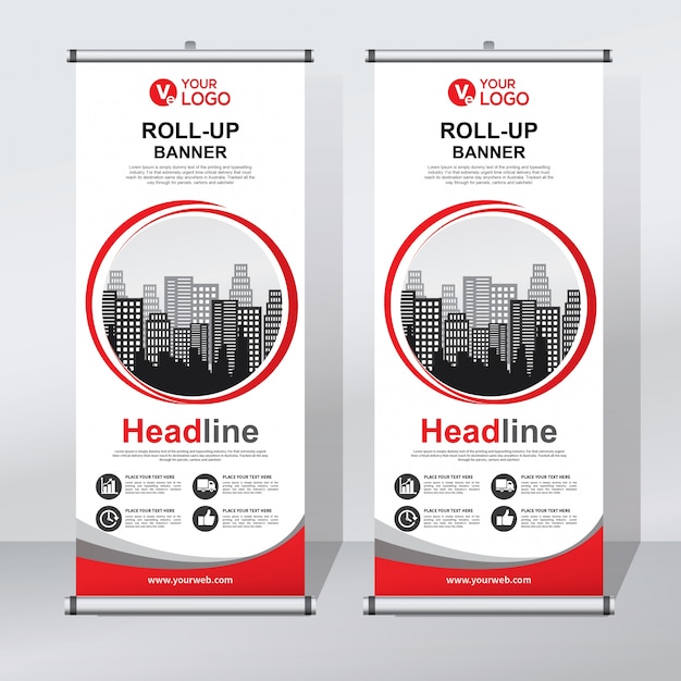 Modelo de design de banner criativo