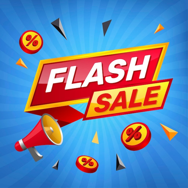 Modelo de Design de Banner de venda Flash