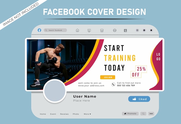 Vetor modelo de design de banner do facebook