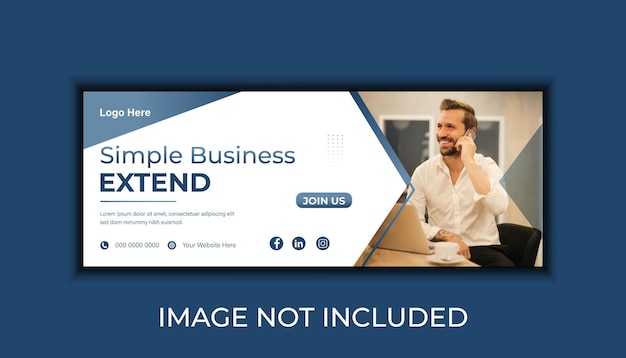 modelo de design de banner web profissional