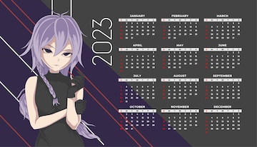 Calendário anime de natal 2023