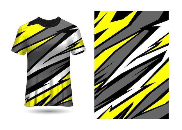 Modelo de design de camisa de corrida esportiva para uniformes de equipe