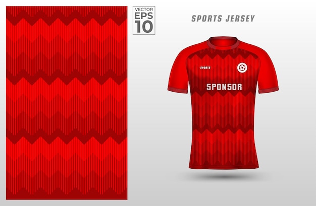 Vetor modelo de design de camisa de esporte de futebol