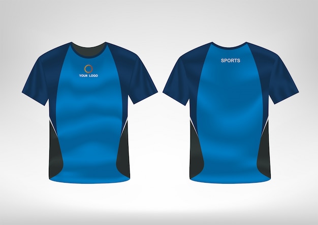 Modelo de design de camisa esporte t