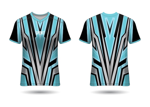 Modelo de design de camisa esportiva para uniformes de equipe