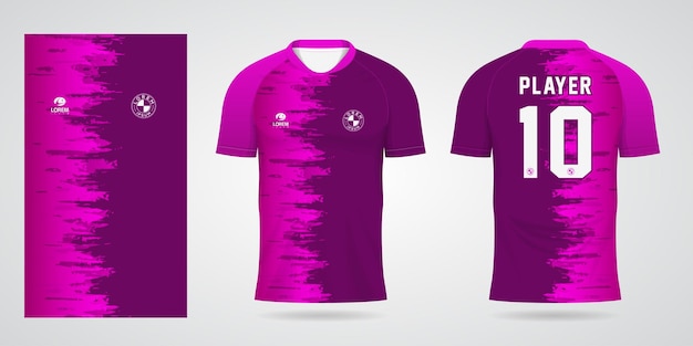 Modelo de design de camisa esportiva