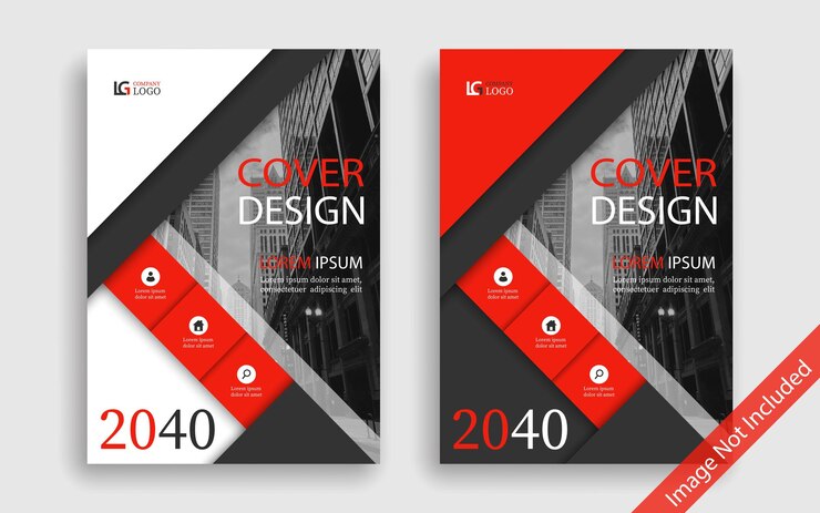 Modelo de design de capa corporativa