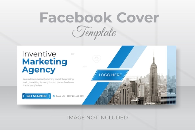 Modelo de design de capa de facebook corporativo de negócios