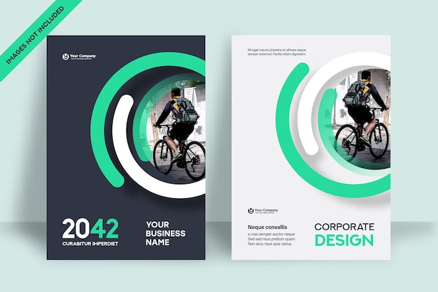 Modelo de design de capa de livro de negócios de fundo de cidade em A4. Pode ser adaptado para Folheto, Relatório Anual, Revista, Cartaz, Apresentação Corporativa, Portfólio, Folheto, Banner, Site.
