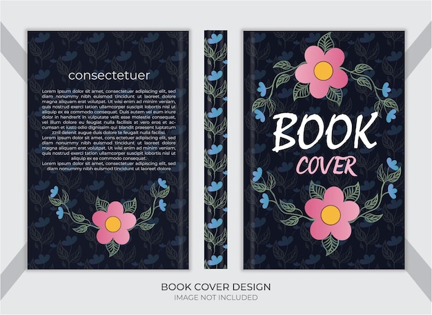 Modelo de design de capa de livro