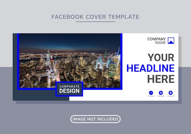 Modelo de design de capa do facebook empresarial