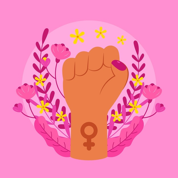 Modelo de design de cartaz do dia internacional da mulher