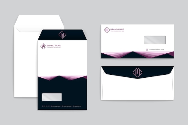 Modelo de design de envelope