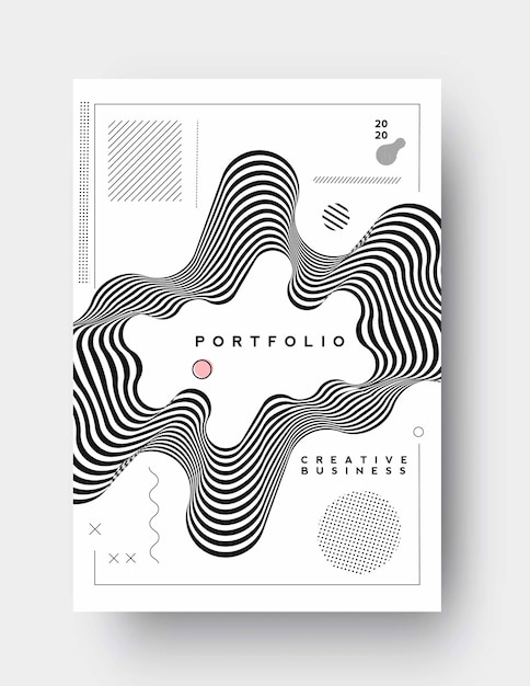 Modelo de design de folheto de cartaz de folheto A4.