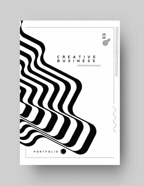 Modelo de design de folheto de cartaz de folheto A4.