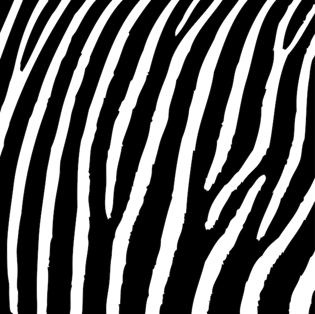 Modelo de design de fundo de padrão de textura animal de zebra