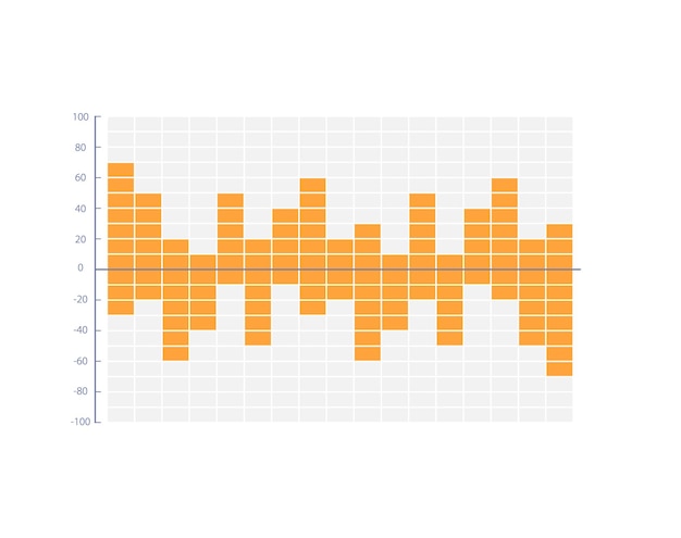 Vetor modelo de design de gráfico infográfico bidirecional