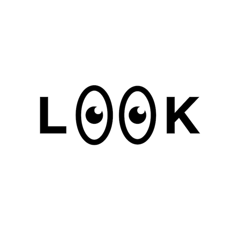 Vetor modelo de design de ícone de logotipo de letra ocular