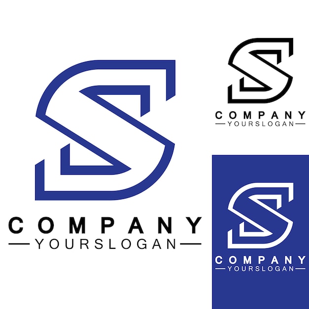 Modelo de design de ícone de logotipo s logo letter s