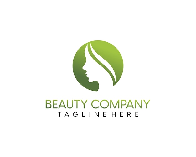 Modelo de design de ícone de vetor de logotipo de salão de beleza e spa