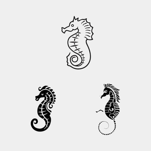 modelo de design de ilustração de ícone de vetor de dragão