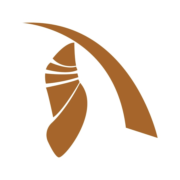 Modelo de design de ilustração vetorial de logotipo Cocoon