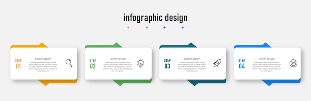 Modelo de design de infográfico profissional