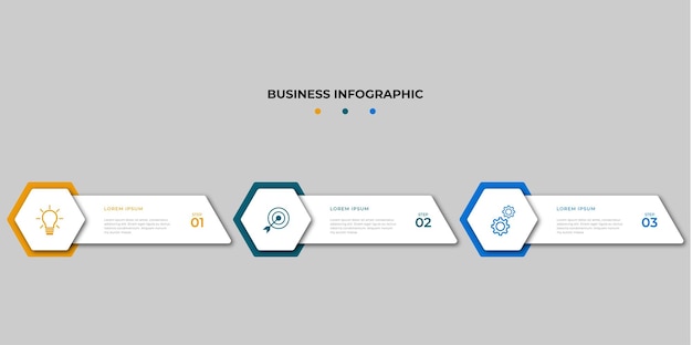 Modelo de design de infográficos de cronograma de etapas