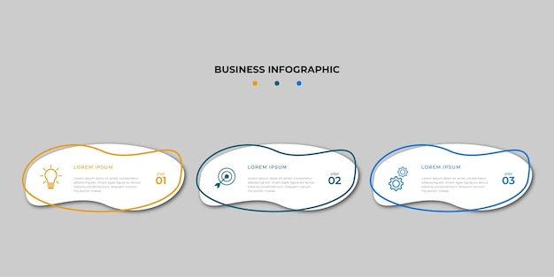 Modelo de design de infográficos de cronograma de etapas