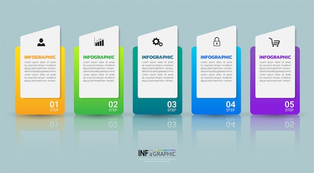 modelo de design de infográficos