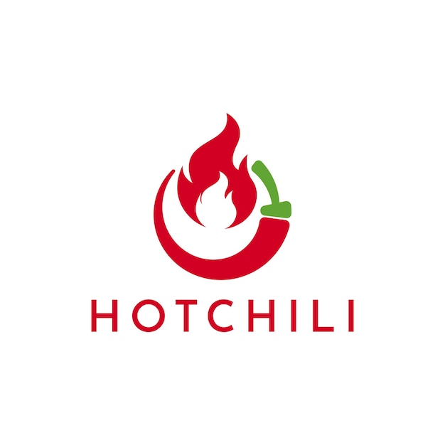 Modelo de Design de Logo Red Hot Chili