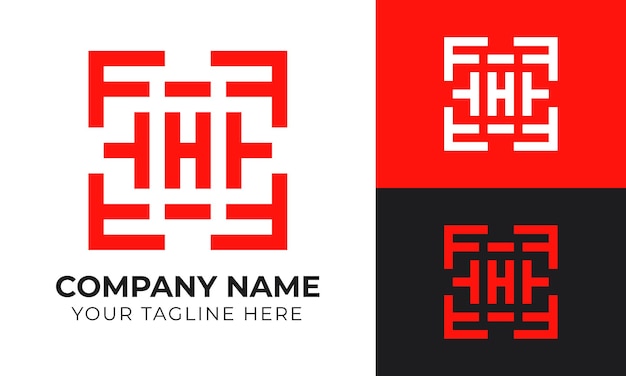 Modelo de design de logotipo comercial abstrato criativo moderno mínimo para sua empresa