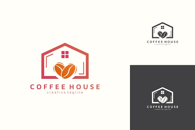 Modelo de design de logotipo da coffee house