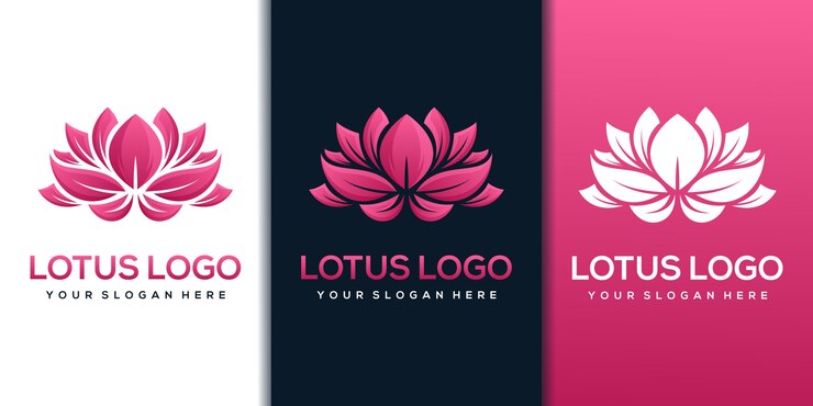 Modelo de design de logotipo da Lotus