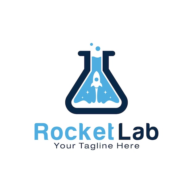 Modelo de design de logotipo da rocket lab